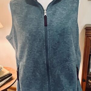 Eddie Bauer Blue Fleece Vest